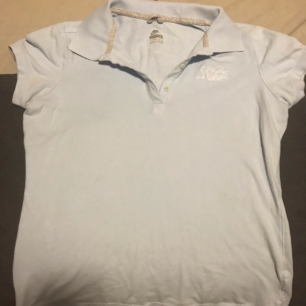 4 for $25 Nike women’s Polo light blue Golf Shirt